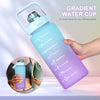 64OZ Motivational Water Bottle with Straw