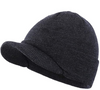 Men's Winter Beanie Hat with Brim
