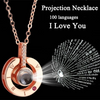 I LOVE YOU in 100 languages Pendant Necklace