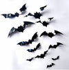 60PCS/12 size Reusable Decorative Bats Stickers