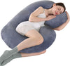 C-Shape Full Body Pregnancy Pillow and Maternity Support
