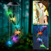 Color-Changing LED Solar Powered Hummingbird Wind Chime